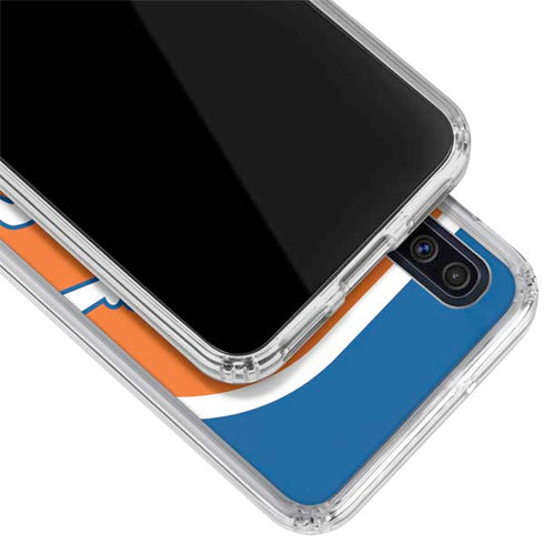 NFL Denver Broncos Retro Logo Galaxy A50 Clear Case
